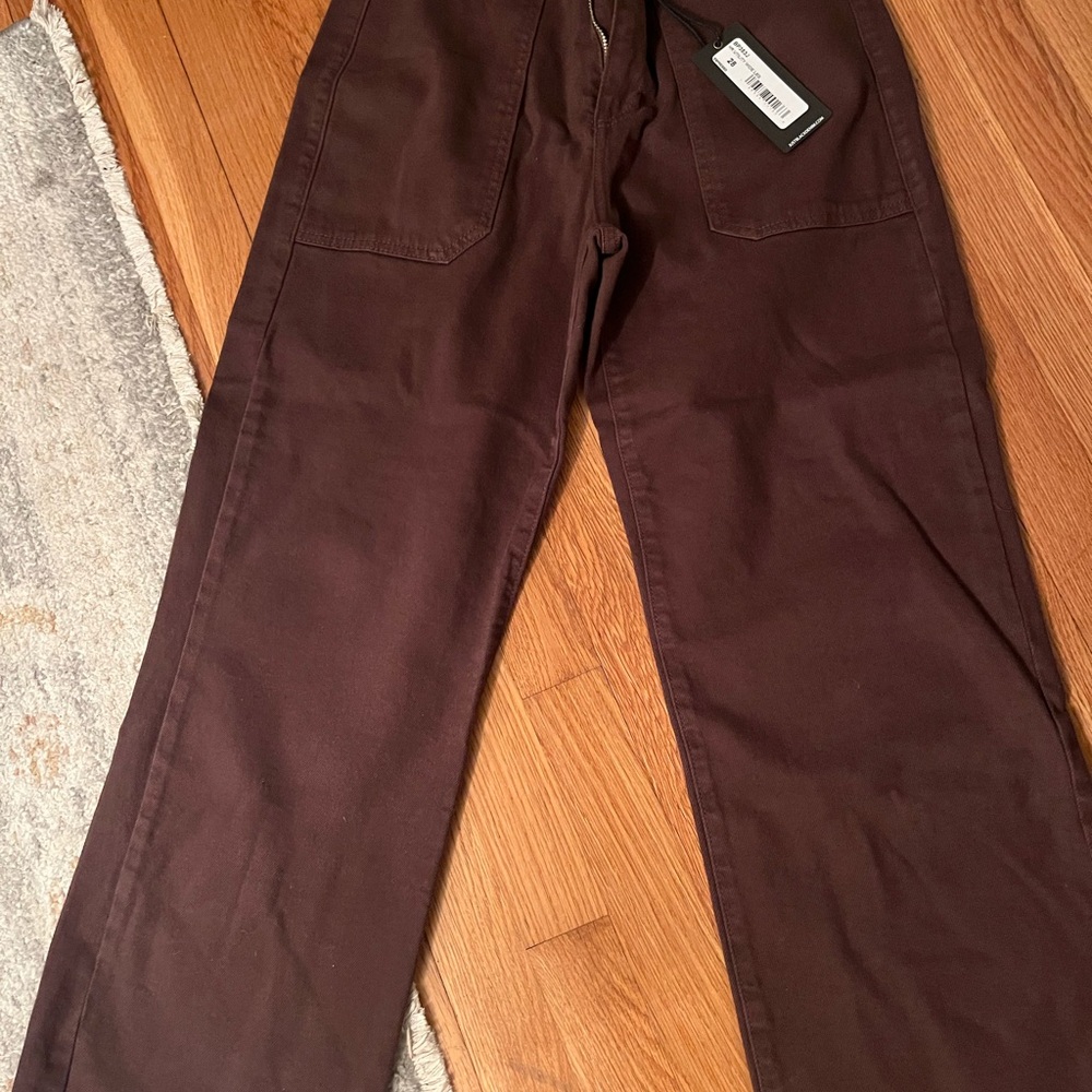 Just Black Women's Dark Brown Flare Jeans